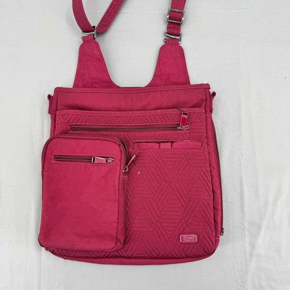 Lug Monorail Crossbody Bag Berry